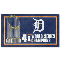 Detroit Tigers Dynasty 3ft. x 5ft. Plush Area Rug