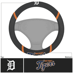 Detroit Tigers Embroidered Steering Wheel Cover