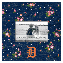 Detroit Tigers Floral 10x10 Frame
