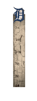 Detroit Tigers Growth Chart Sign 6x36