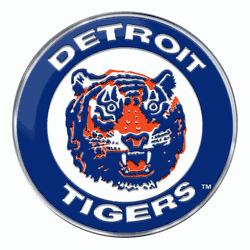 Detroit Tigers Heavy Duty Aluminum Embossed Color Emblem - Alternate