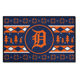 Detroit Tigers Holiday Sweater Starter Mat Accent Rug - 19in. x 30in.