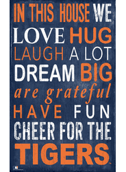 Detroit Tigers In This House Sign