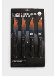 Detroit Tigers Knife Set - Steak - 4 Pack