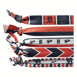 Detroit Tigers Knotted Hair Tie