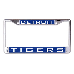 Detroit Tigers License Plate Frame - Inlaid