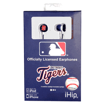 Detroit Tigers Logo Earbuds