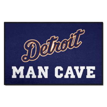 Detroit Tigers Man Cave Starter Mat Accent Rug - 19in. x 30in.