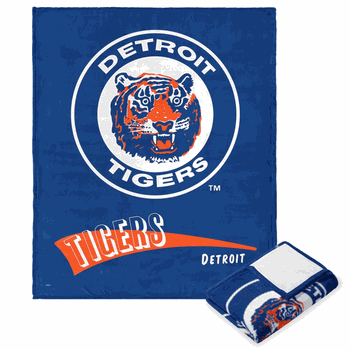 Detroit Tigers MLB CC Throwback Silk Touch Throw Blanket