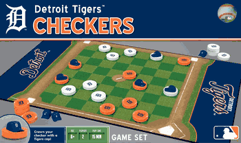 Detroit Tigers MLB Checkers