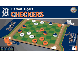 Detroit Tigers MLB Checkers