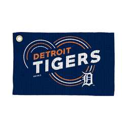 Detroit Tigers MLB Droplets Waffle Fan Towel 16x25 inches