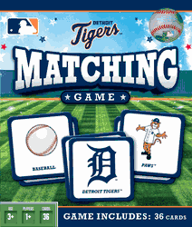 Detroit Tigers MLB Matching Game