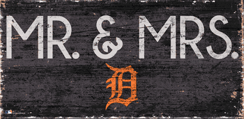 Detroit Tigers Mr. & Mrs. Sign