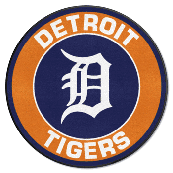Detroit Tigers Roundel Rug - 27in. Diameter