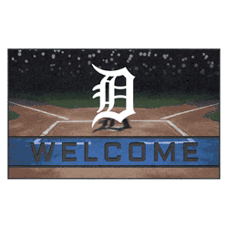 Detroit Tigers Rubber Door Mat - 18in. x 30in.
