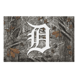 Detroit Tigers Rubber Scraper Door Mat Camo