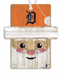 Detroit Tigers Santa Ornament