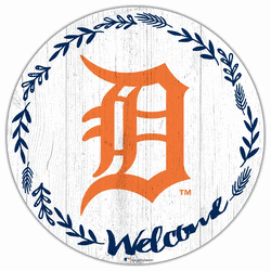 Detroit Tigers Welcome 12in Circle