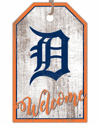Detroit Tigers Welcome Team Tag 11x19 Sign