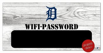 Detroit Tigers Wifi Password 6x12 Sign