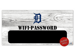 Detroit Tigers Wifi Password 6x12 Sign