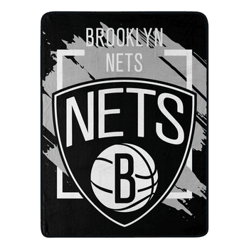 NBA Dimensional Brooklyn Nets Micro Raschel Throw