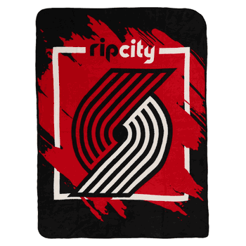 NBA Dimensional Portland Trailblazers Micro Raschel Throw