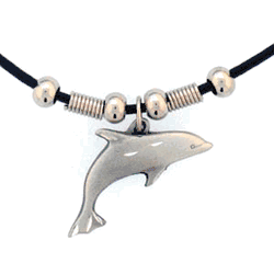 Dolphin Adjustable Cord Necklace