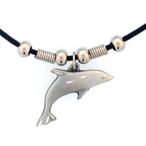 Dolphin Adjustable Cord Necklace