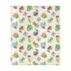 Dora the Explorer Boots Pattern Silk Touch Throw Blanket 40 x 50 inches