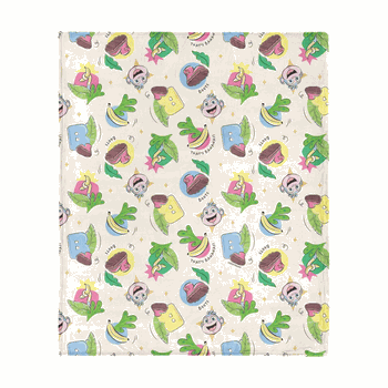 Dora the Explorer Boots Pattern Silk Touch Throw Blanket 40 x 50 inches