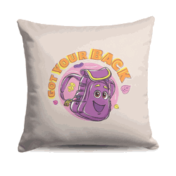 Dora the Explorer Got Your Backpack Throw Pillow 18 x 18 inches