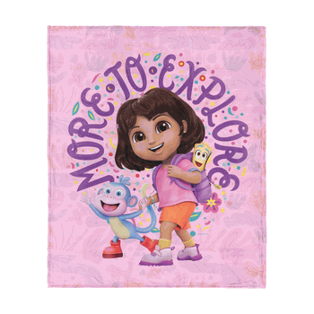 Dora the Explorer More to Explore Silk Touch Throw 50 x 60 inches