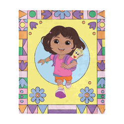 Dora the Explorer Running Dora Silk Touch Throw 50 x 60 inches