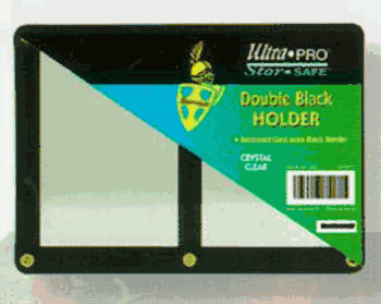 Double Black Card Holder