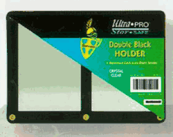 Double Black Card Holder