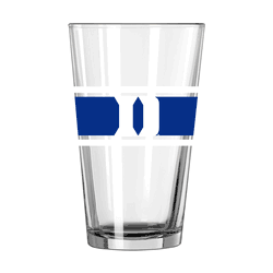Duke Blue Devils 16oz Stripe Pint Glass