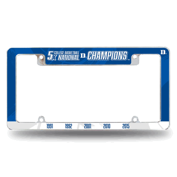 Duke Blue Devils 5 Time Multi Champ 12