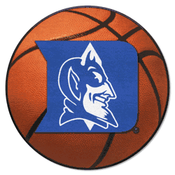 Duke Blue Devils Basketball Rug - 27in. Diameter, Devil Logo