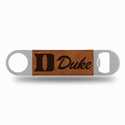 Duke Blue Devils Brown Laser Engraved Bar Blade