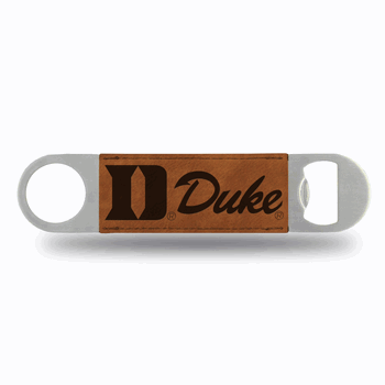 Duke Blue Devils Brown Laser Engraved Bar Blade