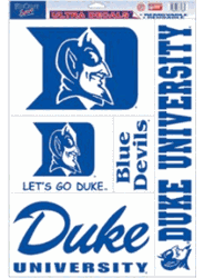 Duke Blue Devils Decal 11x17 Ultra