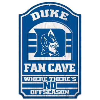 Duke Blue Devils Wood Sign - 11