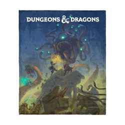 Dungeons & Dragons Epic Vision Beholder Attack Silk Touch Throw Blanket 50x60 inches