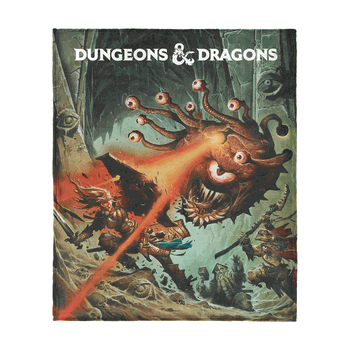 Dungeons & Dragons Epic Vision Beholder Hunt Silk Touch Throw Blanket 50x60 inches