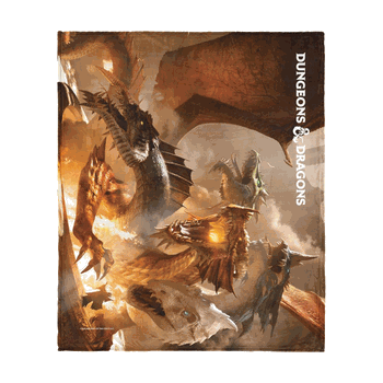 Dungeons & Dragons Epic Vision Tiamat Silk Touch Throw Blanket 50x60 inches