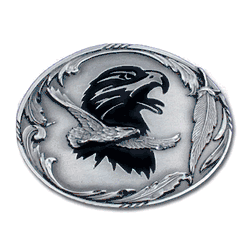 Eagle Enameled Belt Buckle