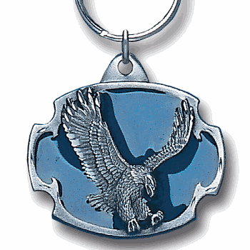 Eagle Metal Key Chain with Enameled Details
