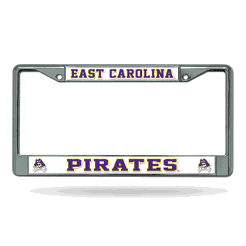 East Carolina Pirates Chrome Frames